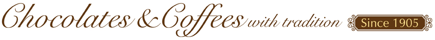 Chocolates and coffees with tradition. Since 1905